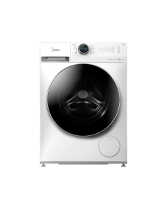 ميديا غسالة اوتوماتيك فتحة امامية ، سعة 10 كجم ، 14 برنامج ، انفيرتر ، واي فاي ، ابيض - MF200W100W/1W-SA