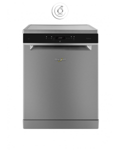 ويرلبول غسالة صحون ، دورين ، 3 ارفف ، 14 مكان ، 10 برامج ، سيلفر ، بولاندي - WFO3T133PLX60HZ