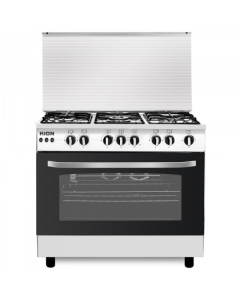 كيون فرن غاز ، مقاس 60×90 سم ، 5 عيون ، إشعال ذاتي ، استيل - KFS9060AD