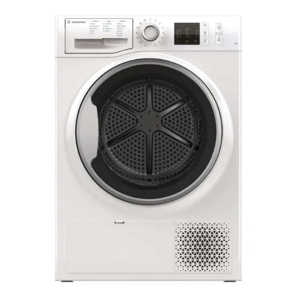 اريستون نشافة ملابس ، سعة 8 كجم ، مع مكثف حراري ، ابيض - NTSCM108BSK60HZ