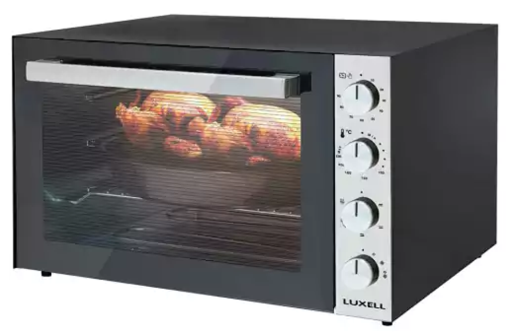 فرن كهربائي لوكسيل سعة 70 لتر 2.500 واط مع شوايه اسود (تركي) - LX-9645